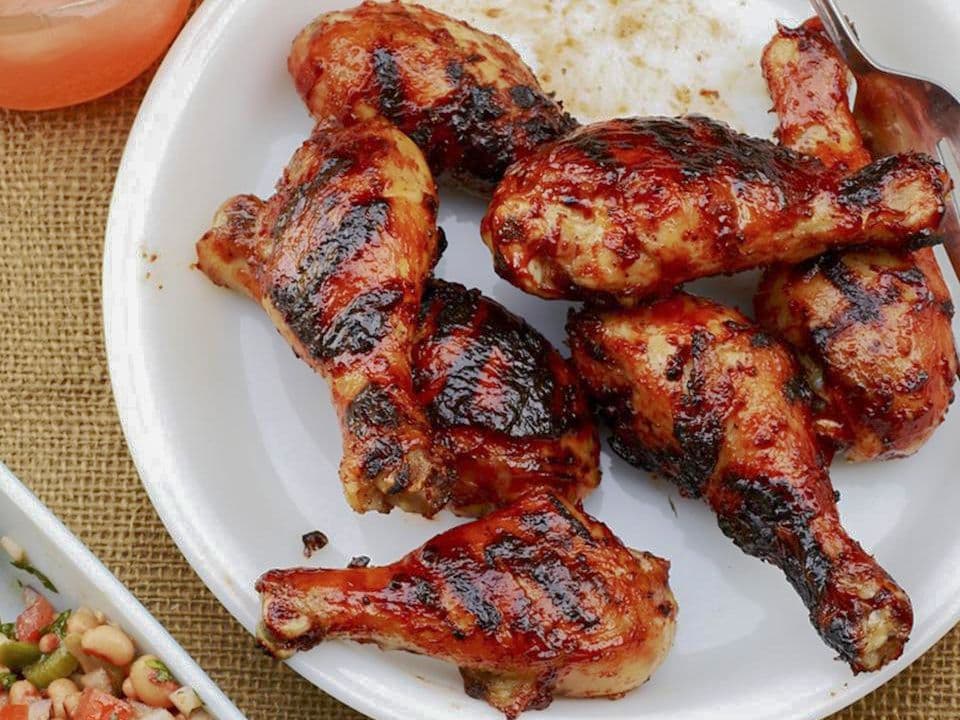 Barbecue Chicken Over Rice