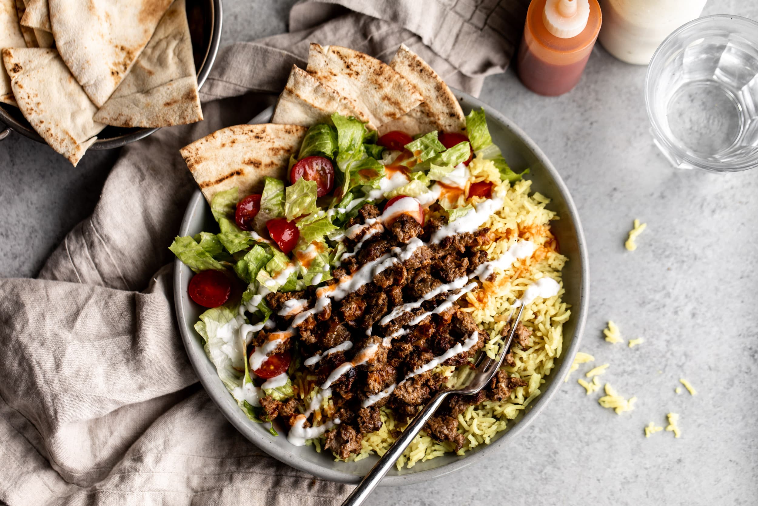 Chicken & Lamb Over Rice