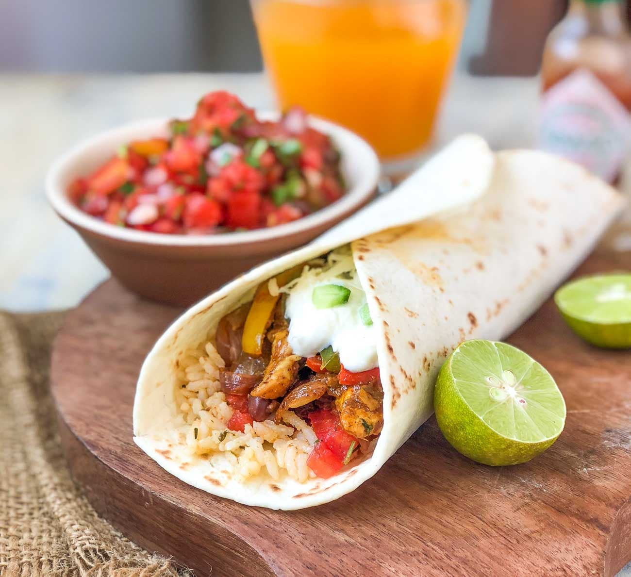 Chicken Burritos