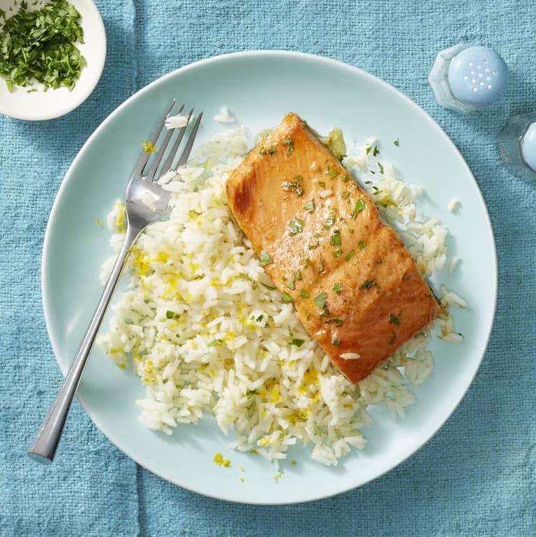 Salmon Over Rice