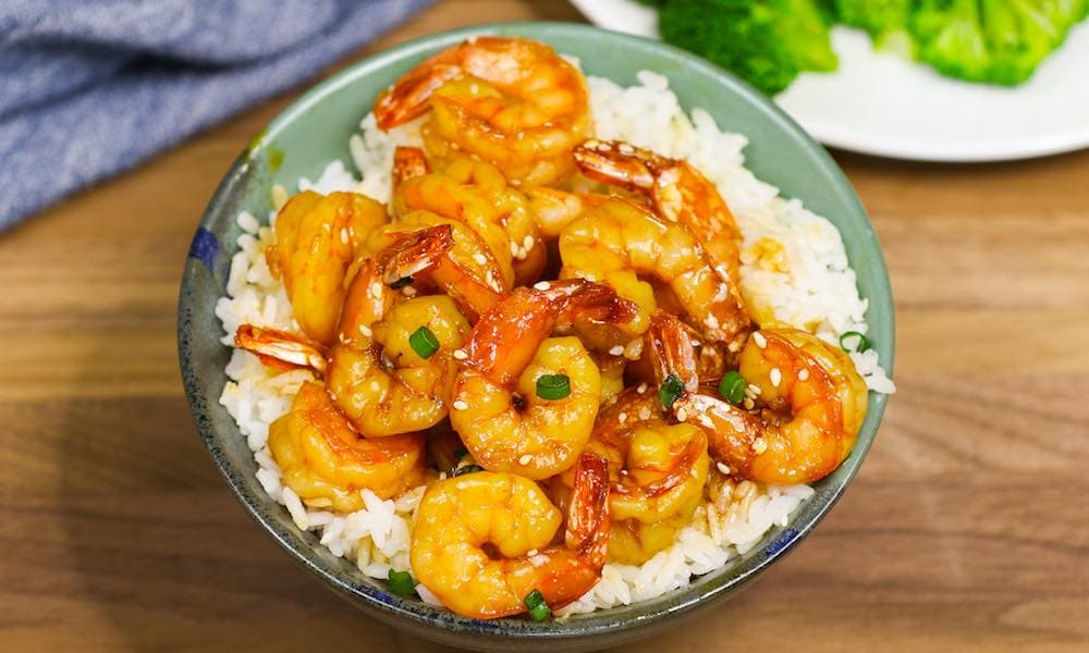 Shrimp Over Rice