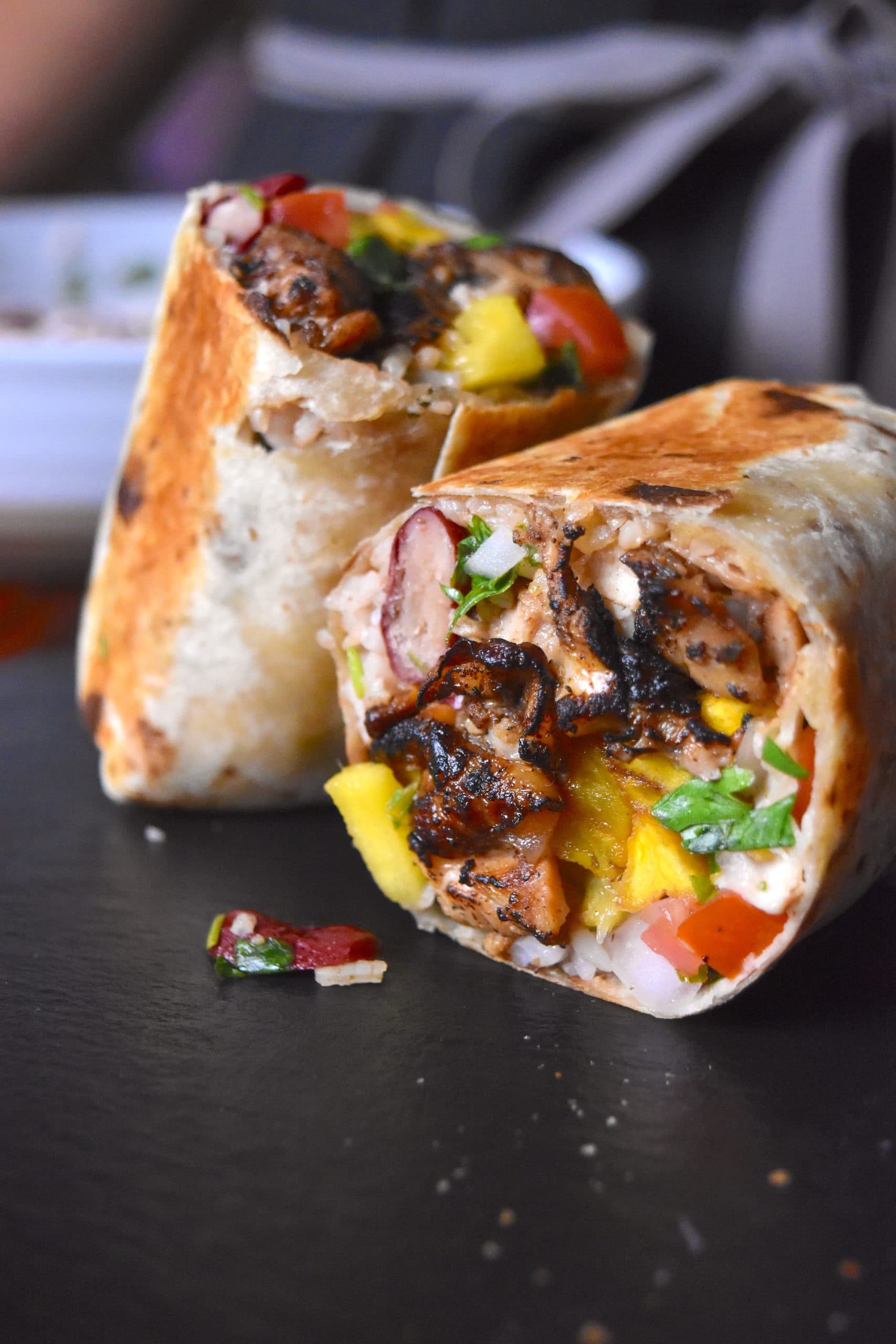Jerk Chicken Burritos