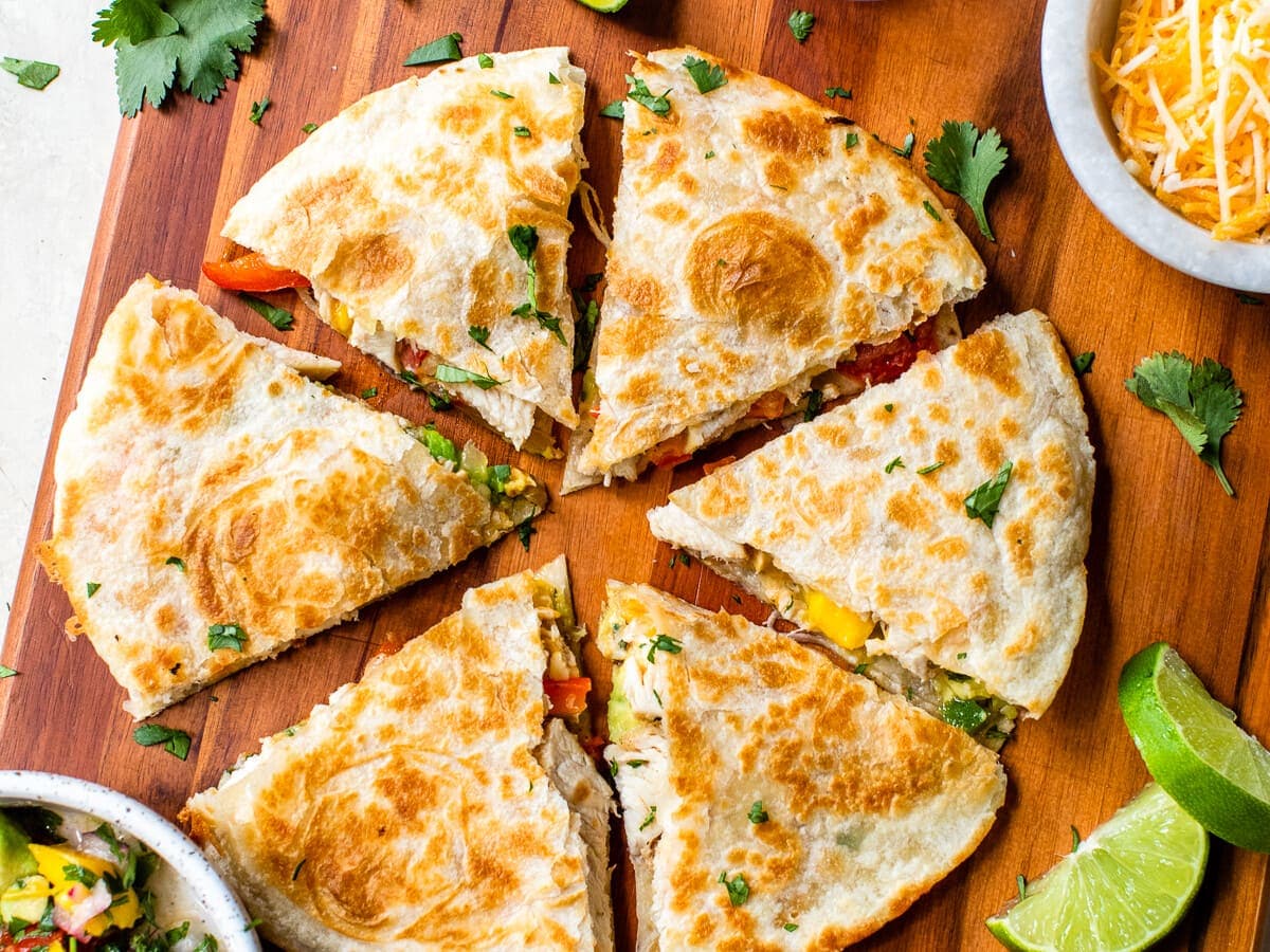 Chicken and Lamb Quesadillas