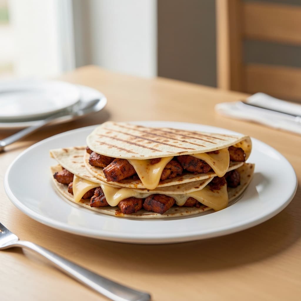 Chicken Jerk Box Quesadilla